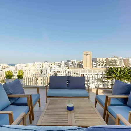 Spectacular Penthouse In The Heart Of St Julians Apartment