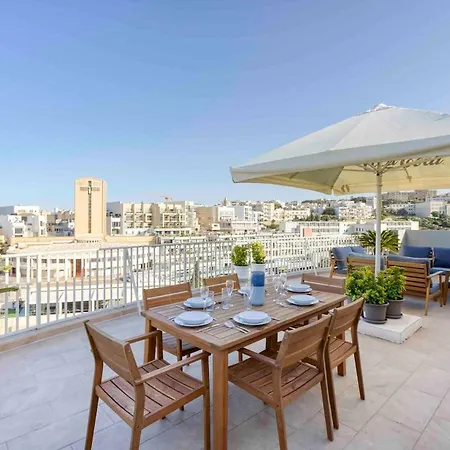 Spectacular Penthouse In The Heart Of St Julians *